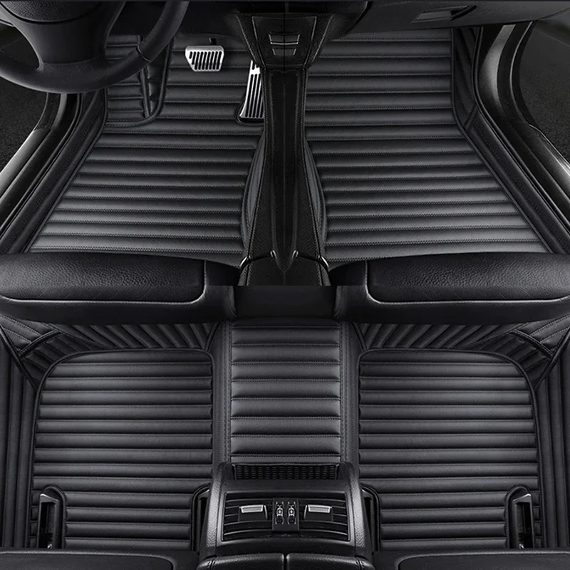 Pohybový pruh nappa koža 5D podlahové rohože pre toyota FJ Cruiser 2005-2019