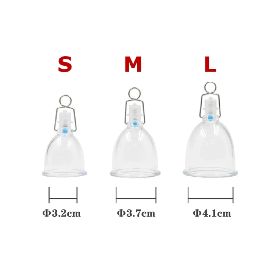 Pohár pre penis Enlarger Extender Strepter Soutter Vákuové čerpadlá Pumps Cupssory At