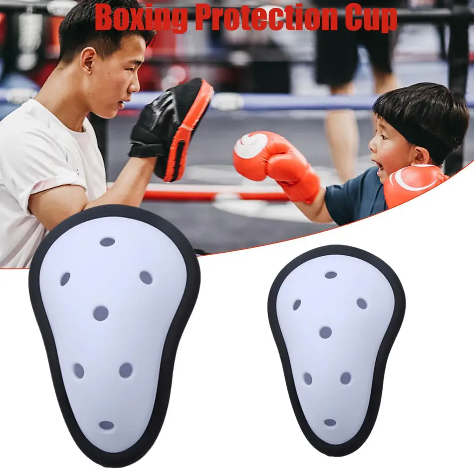 Pohár slabiny atletického ochrancu Crotch Crotch Sports Guard Mens Boxing Baseball Youth Cricket Box Men Futbal chlapci priedušní