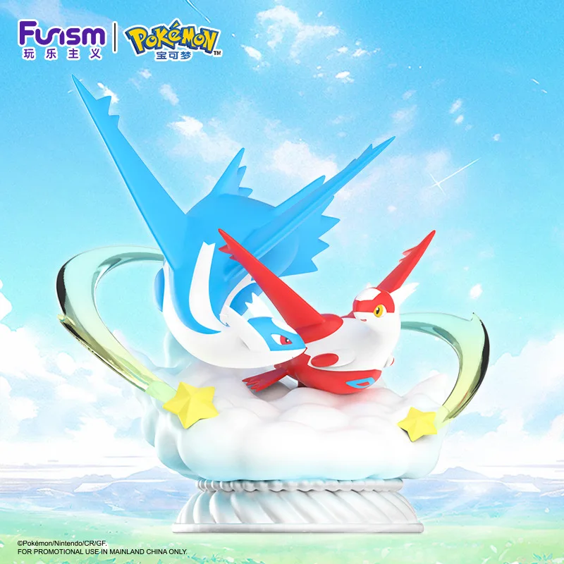 Pokemon Anime Action Figures latios s latia dolls funizmus originálne originálne stolové ozdoby Model zbierka
