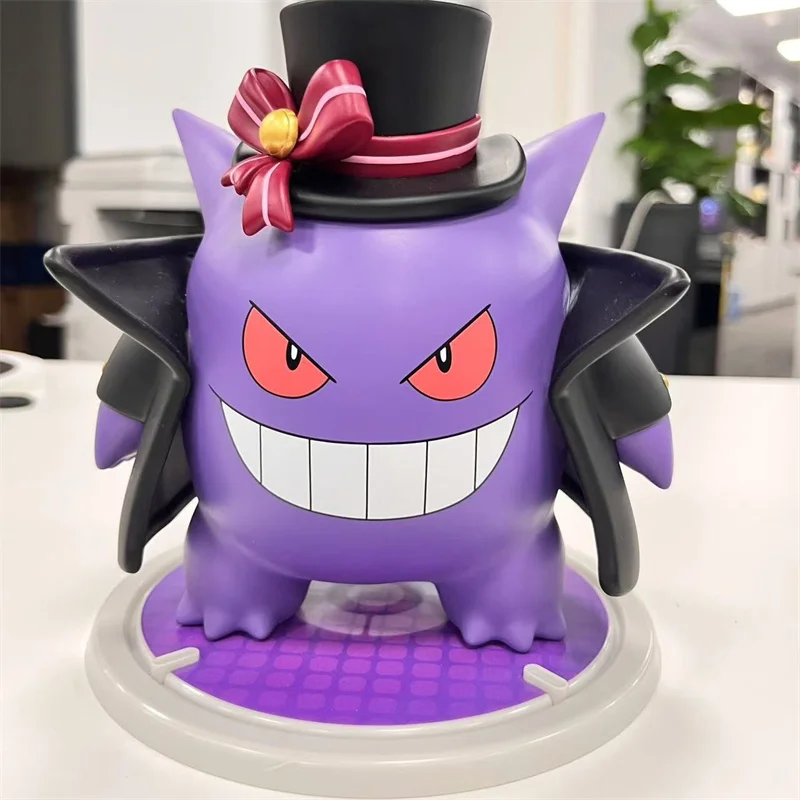 Pokemon Anime Figures Grand montážny seriál Periférny espeon Gengar Pikachu dekorácia Zhromažďovanie modelových hračiek Darčeky skutočné