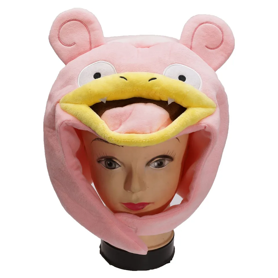 Pokemon Kawaii SlowPoke Headgear Hat Anime Cartoon Cutography Ress Cap kúzlo ornament Doll pre deti darček k narodeninám