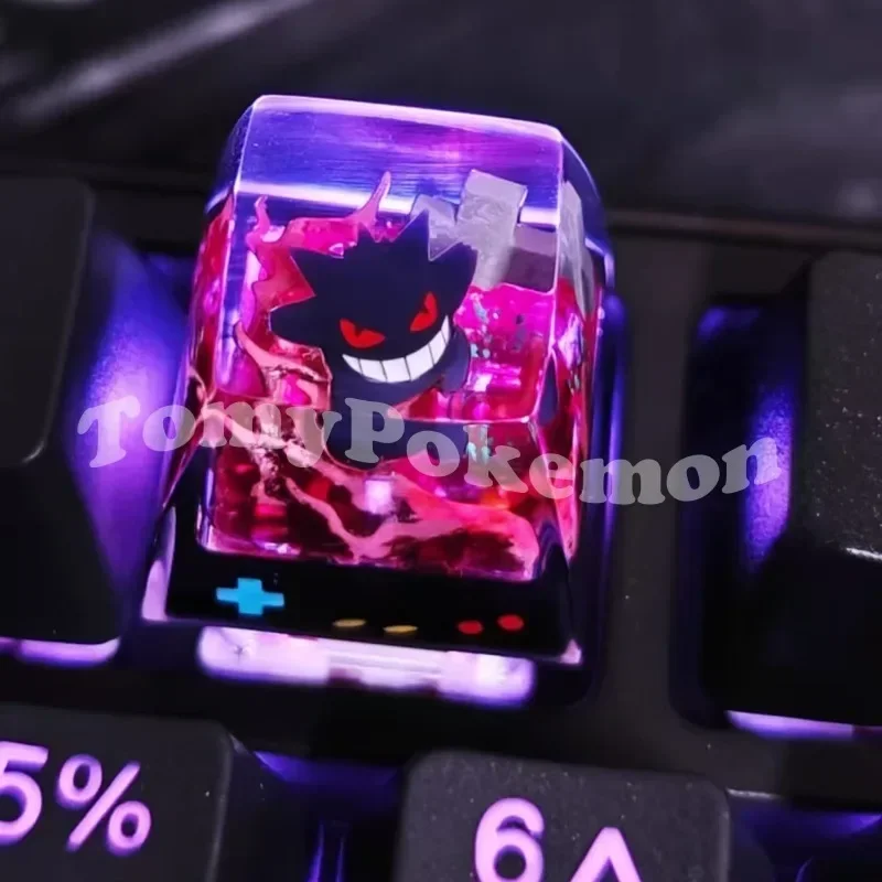 Pokemon Keycaps Gengar Mewtwo krížový hriadeľ Pikachu ciest Keycap New Stereo Cute Ilustra