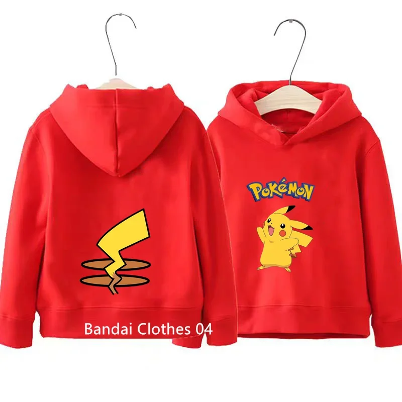 Pokemon Pikachu mikina pre deti anime karikatúra s kapucňou mikina chlapcov na jeseň módne oblečenie detské oblečenie darčeky