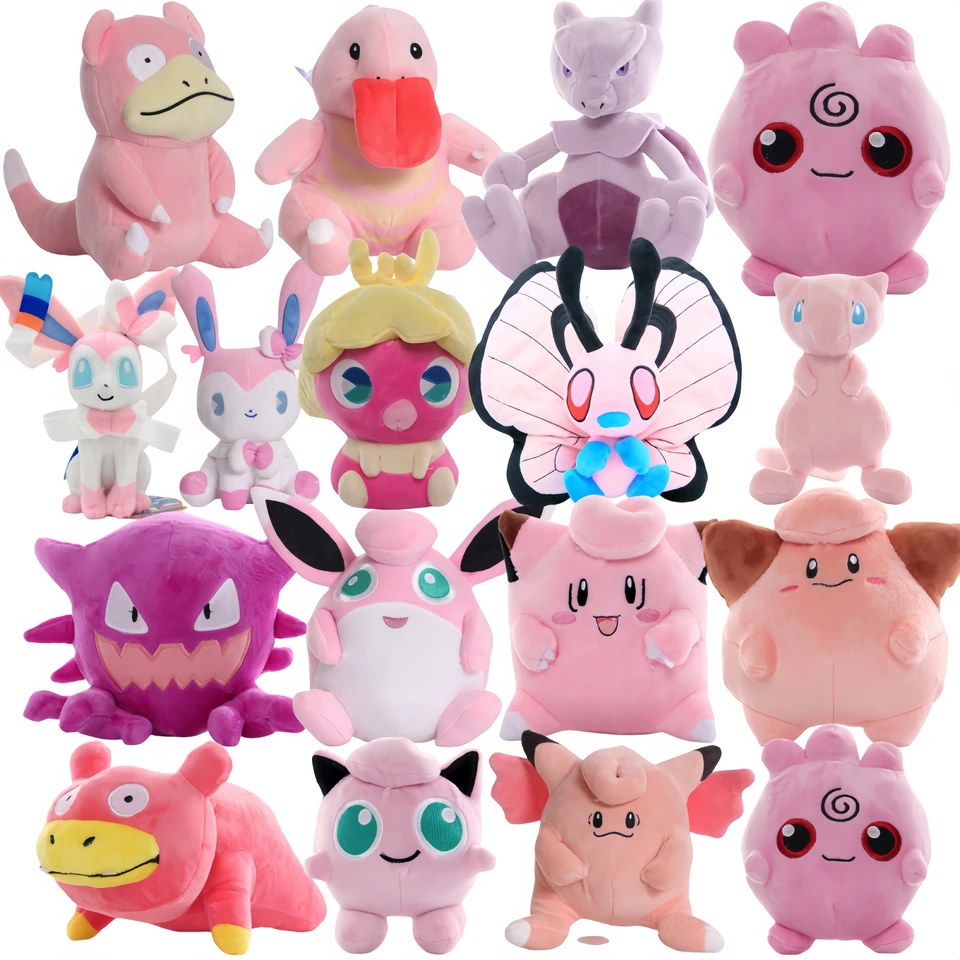 Pokemon Pikachu plyšový plyšový hračka mewtwo plnená bábika Jigglypuff Lickitung Sylveon Haunter Gengar plyšies Doll Kid vianočný darček