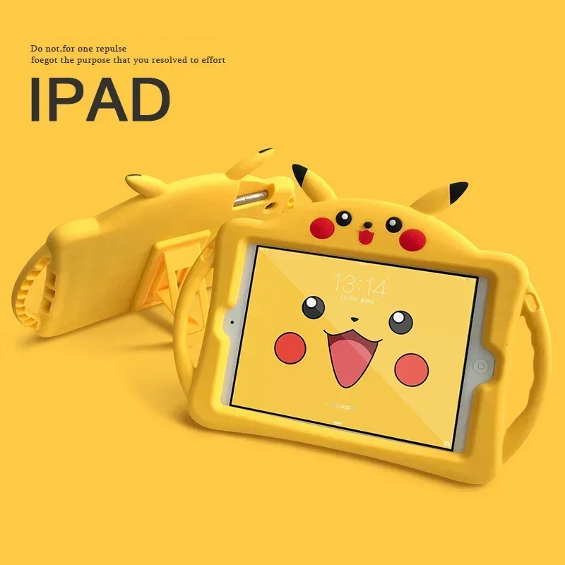 Pokemon Pikachu stojan pre iPad Pro 9.7 10.5 10.2 8. 9. 2018 2017 AIR 1 2 3 MINI 2 3 4 5 6