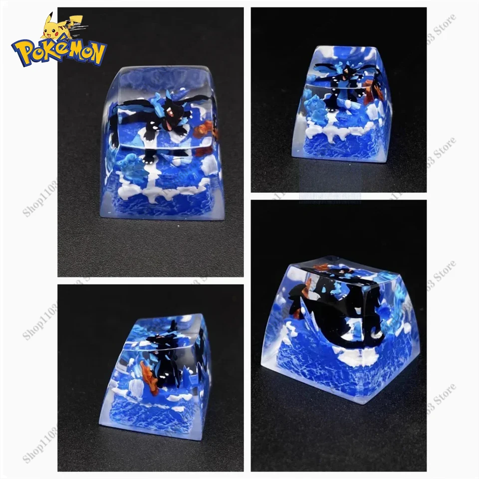 Pokemon Resin Keycaps Anime Charizard Bulbasaur Gyarados Charmander Prispôsobené mechanické klávesnice DIY KeyCaps Darčeky Darčeky