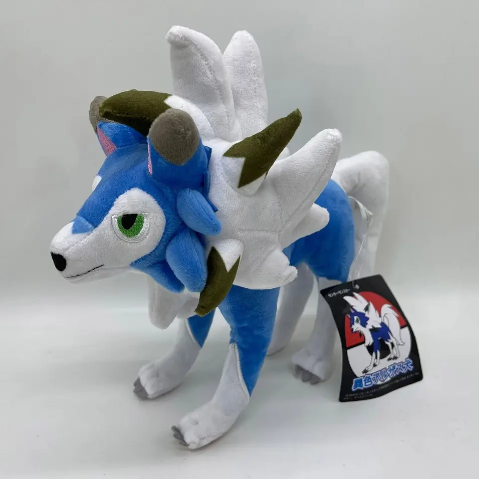 Pokemon Shiny Poldenday Form Lycanroc plyšová mäkká hračka Doll Teddy 9,5
