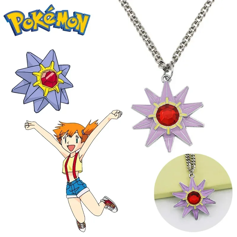Pokemon Starmie Fashion Womany Pendants Dropshipping Cute Anime Star Pendant Náhrdelník šperky pre mužov/žien Veľkoobchod