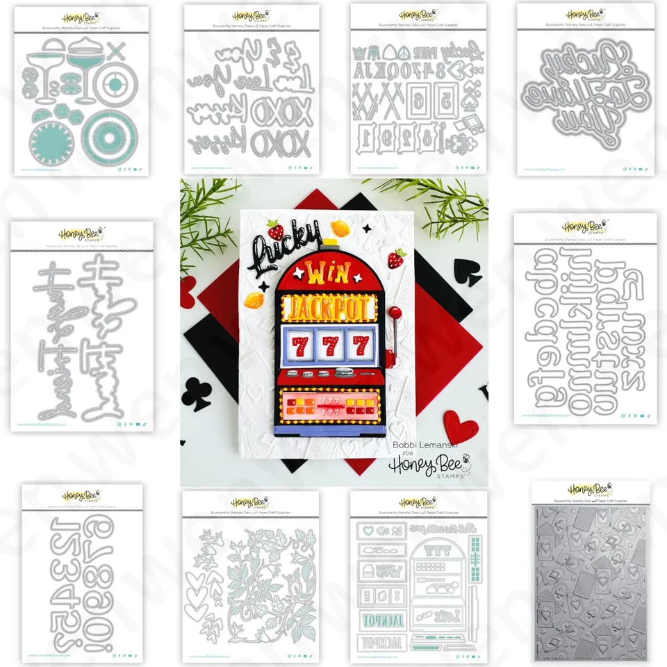 Pokerový nápoj Vines ALPHABET Zbierka kovových rezov pre DIY Scrapbook Decorácie Šablóna 2025 Valentín