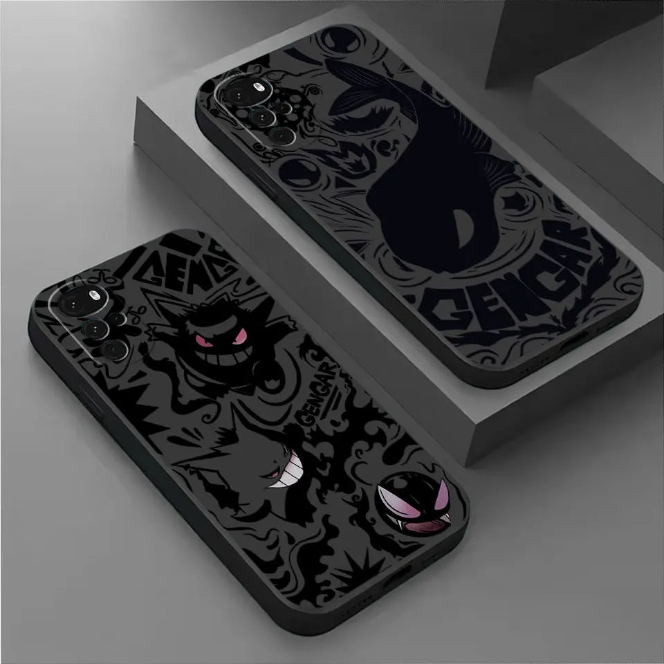 Pokémon Gengar Mewtwo telefónny puzdro pre Motorola Moto G71 G53 G73 G30 G50 G51 G32 G52 G72 G22 G200 5G G31 G60 G60S Cover TPU Soft