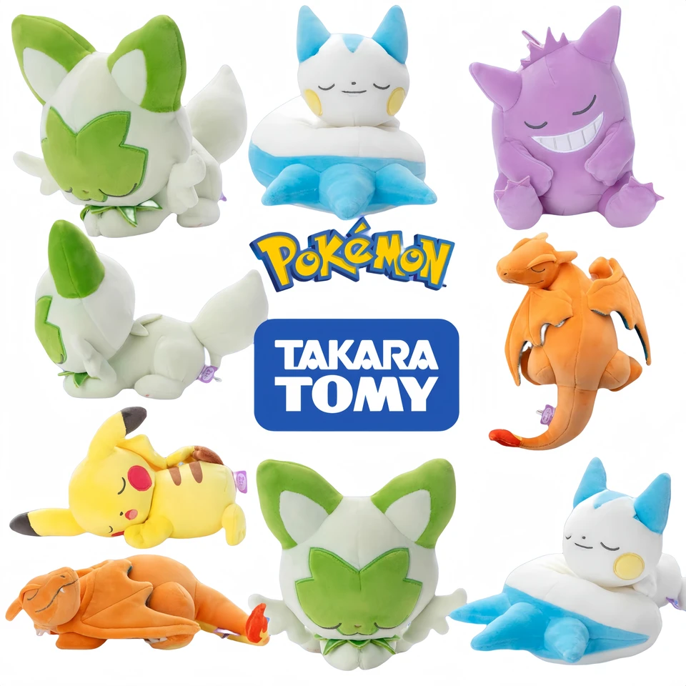 Pokémon Pikachu plyšová séria spiace