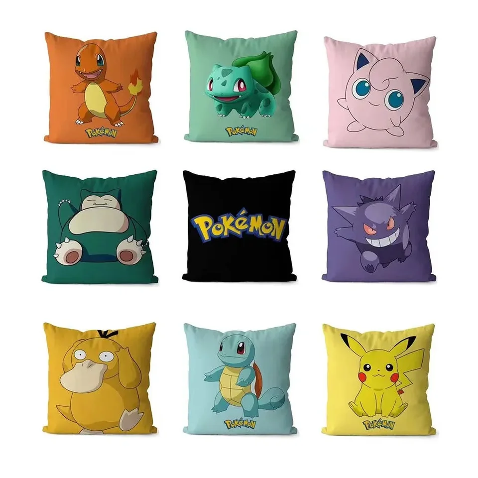 Pokémon Pokemon Pikachu vankúš Roztomilý dekoratívny vankúš vhodný pre domácu obývaciu izbu Dekorácie pohovky miestnosti