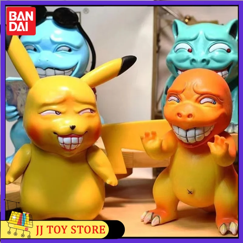 Pokémon Spoof Anime postava Pikachu Squirtle Bulbasaur Gengar Charmander PVC Okolitá Model Model Model Dospelý darček Darčeky