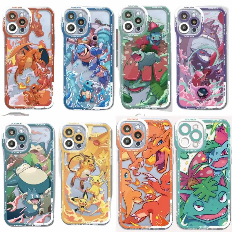 Pokémon Squirtle Telefón pre puzdro pre Huawei Honor 90 Lite X9A 5G X7B X8B X9B Y9 Prime 2019 Nova 5T 3i 9 SE P40 Lite P30 Pro TPU Cover Cover