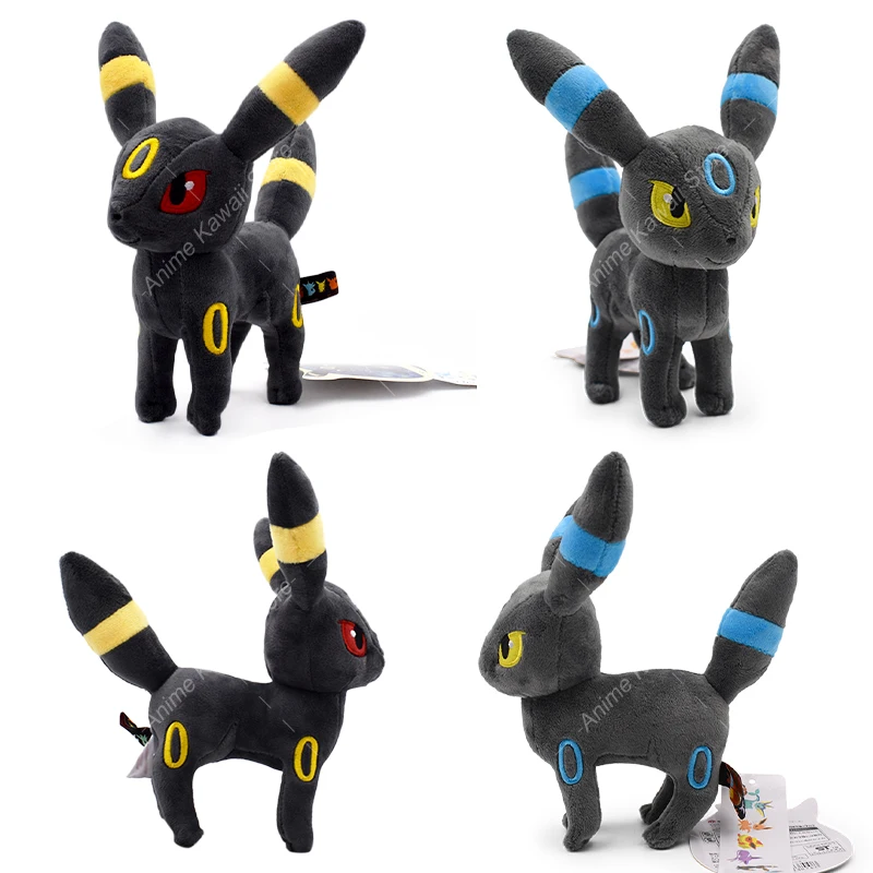 Pokémon stojaci lesklý Umbreon Vaporeon Espeon Sylveon zvieracie plyšové kvalitné kvalitné karikatúry hračky pre deti narodeniny darčeky