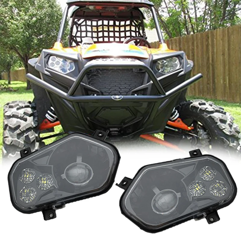Polaris ATV LED svetlomet vľavo / pravá vysoká nízka nízka pre roky 2012-2013 Polaris RZR S Side X Side X a 2012-2013 Sportsman RZR 800 900 570