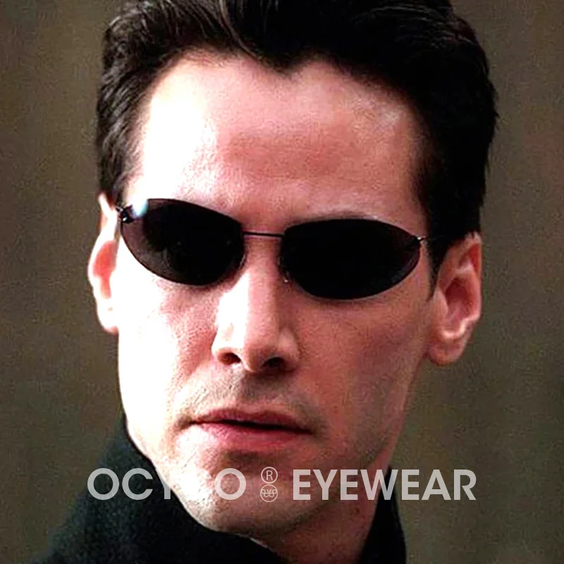 Polarizovaný ultralight módny cool pilot Matrix Neo Slnečné okuliare Rimless Muži jazdiace značky dizajn slnečné okuliare de sol Uv400