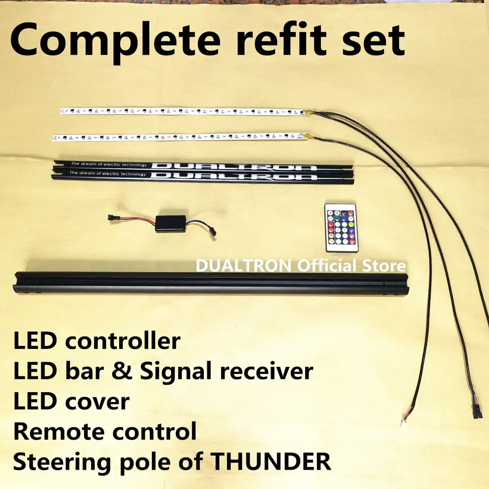 Pole Light Strip s ľahkým krytom pre minimotory Dualtron DT Thunder Electric Scooter DT3 Thunder Repit Modify