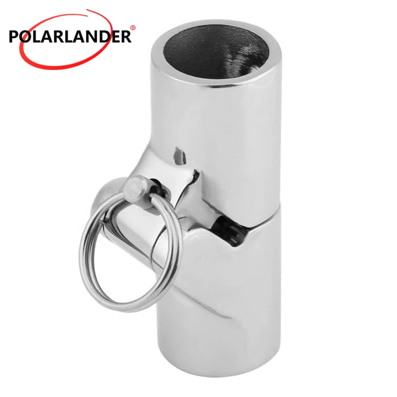 Pole Raining Mast Canopy z nehrdzavejúcej ocele Skladacie rúrky Skladanie otočného spojovacieho spojovacieho konektora Hardvérové ​​príslušenstvo 22 mm/25 mm