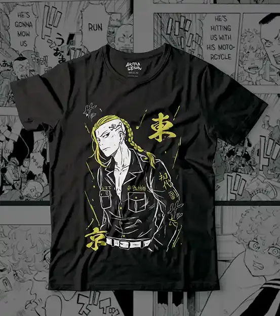 Polo Anime Tokio Revengers - Draken Cotton Tirla