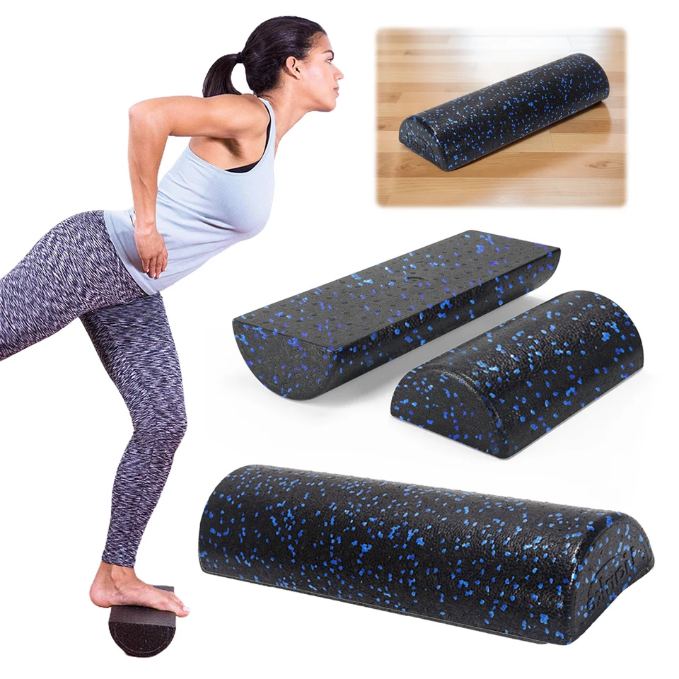 Polovičné jogové stĺpce stĺpce valček Nástroj Svalová relaxácia fitnes svalová penová valček EPP Penová masážna masážna tyčinka pre pilates šport