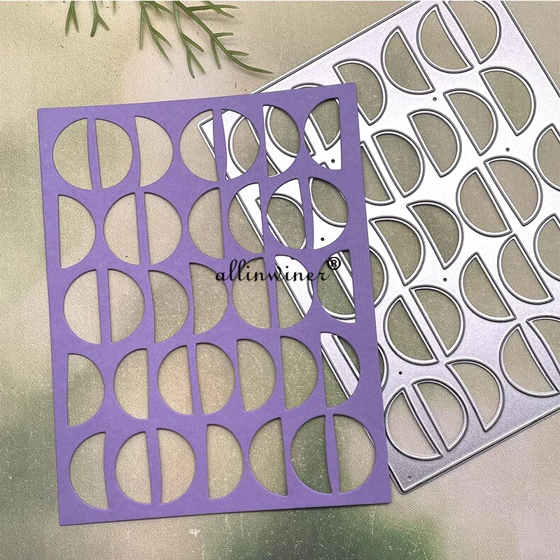 Polovičný kryt doska kovové rezanie matričiek šablón Die Cut for DIY Scrapbooking Album Paper Card Embossing