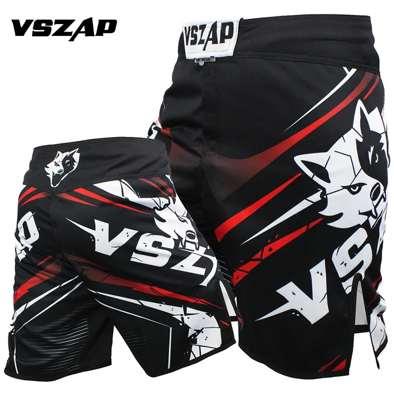 Polyester boxerské šortky Vszap-Men, tlačiarenské kraťas