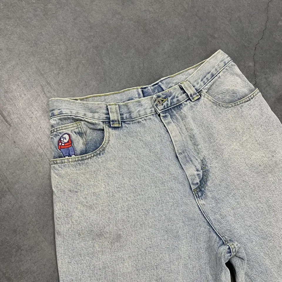 Polárne džínsy s veľkým chlapcom Y2K Pants Mens