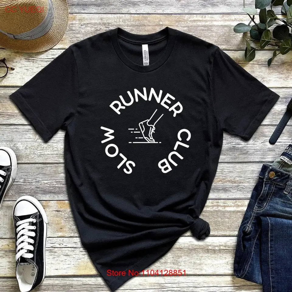 Pomalý bežecký klub tričko bežec pre ženy Marathoners New Sports Top 5k 10k 10k marathon track tím Motivational
