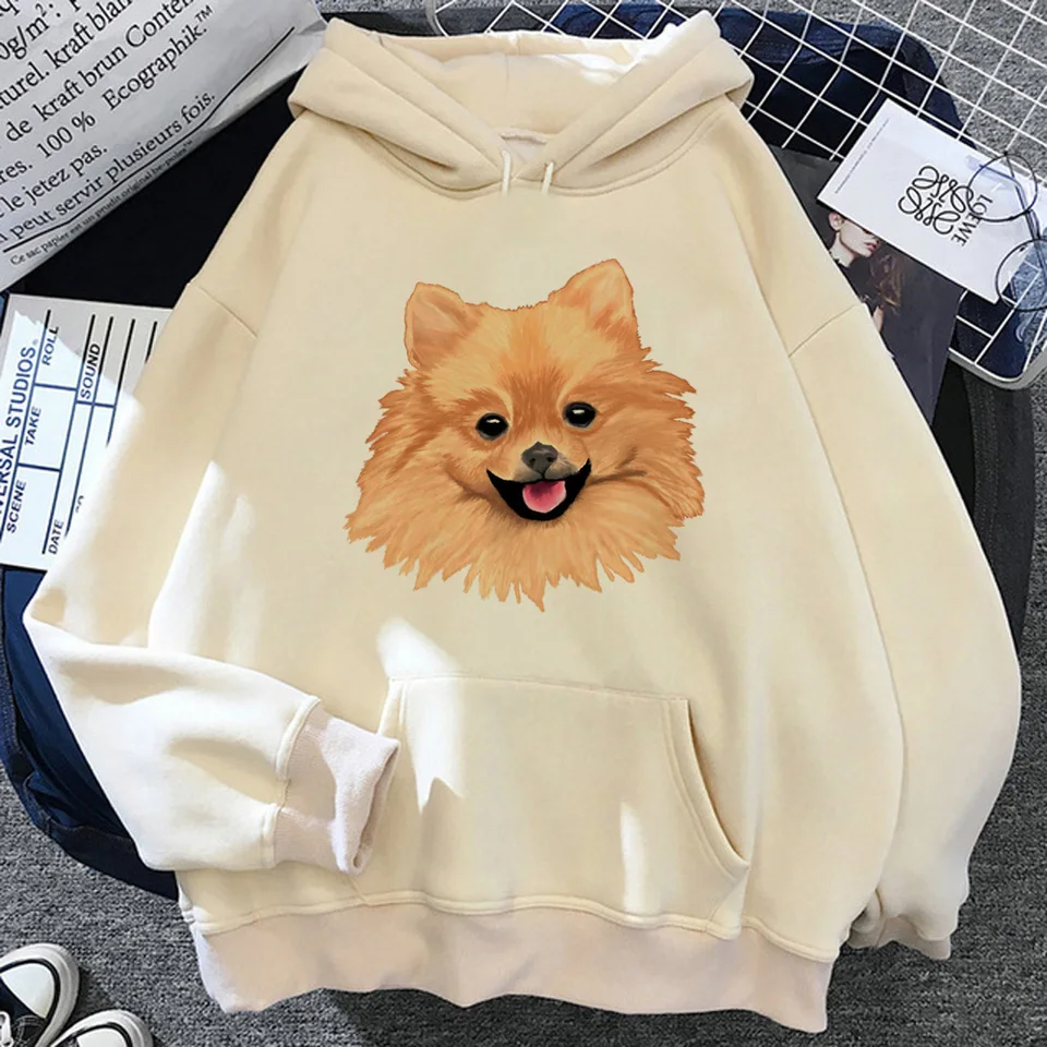 Pomeraniánske mikiny Ženy gotické japonské grafické fleece oblečenie Ženy Zimné súpravy