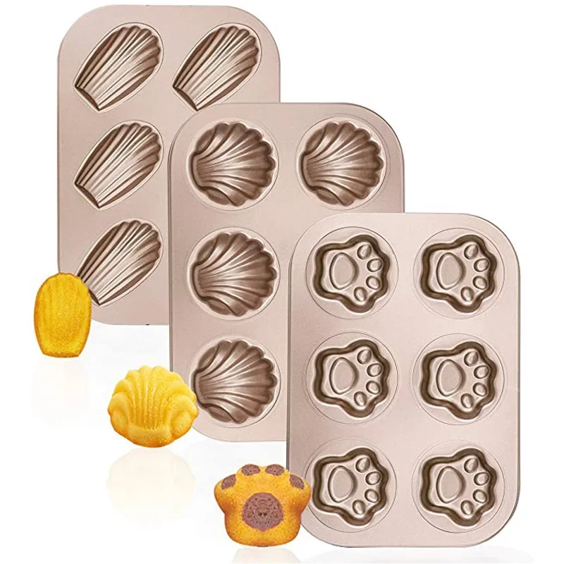 Ponorka na pečenie koláča Madeleine Plate Shell Banana Domáce príslušenstvo