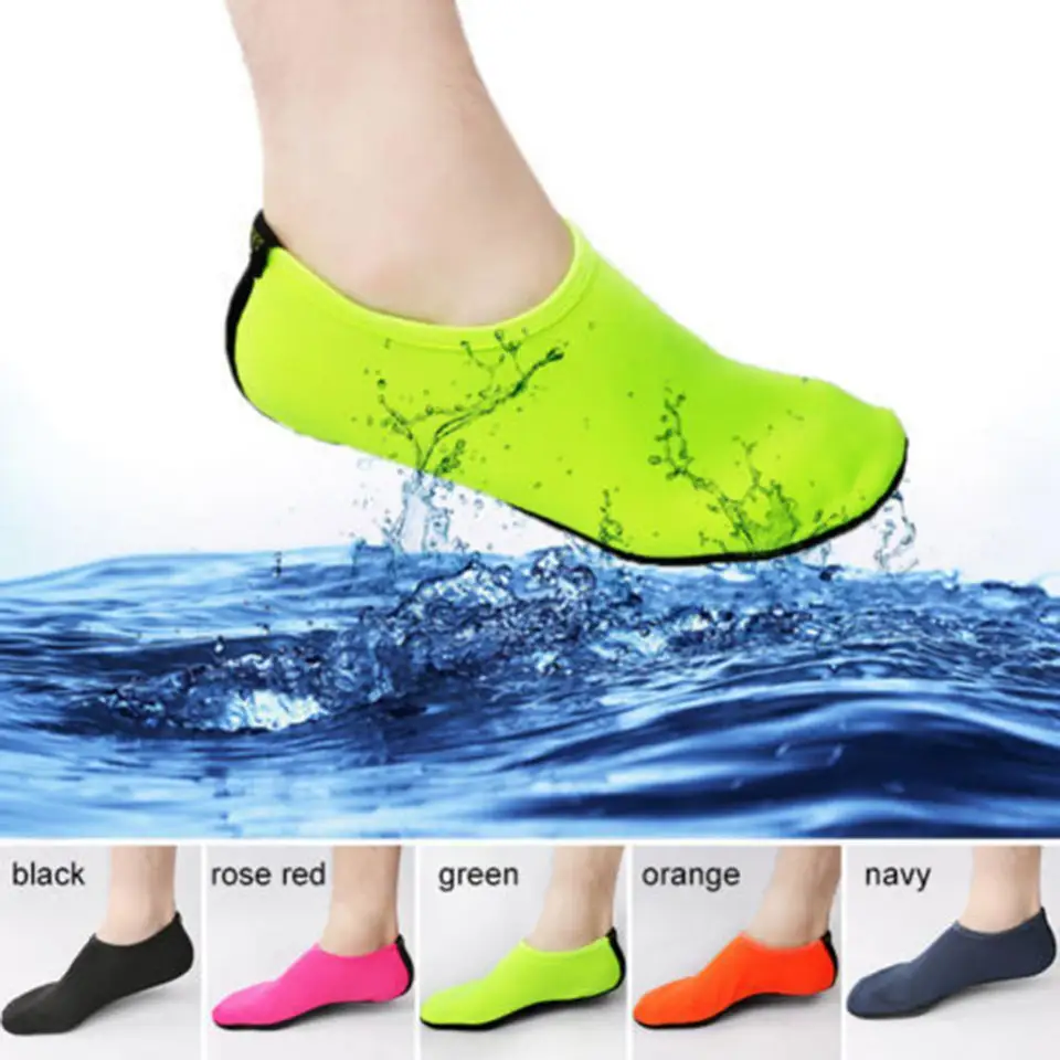 Ponožky potápania Summer pláž potápanie Sport Scuba ponožky Non-Slip Barefoot Protector Skin Shoes Aqua topánky pláž plážové vodné ponožky