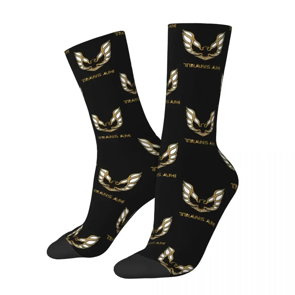 Pontiac Firebird Trans-Am Gold Socks Harajuku super mäkké pančuchy celú sezónu dlhé ponožky doplnky pre darčeky pre mužov