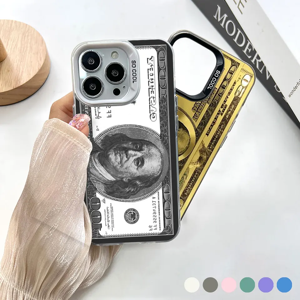 Ponucový prípad luxusného dolára US Money pre Samsung A52 A72 A71 A73 A54 A53 A55 A51 A50 A34 A33 A32 A31 A31 A30 A24 A23 A22 A22 A21S A20S