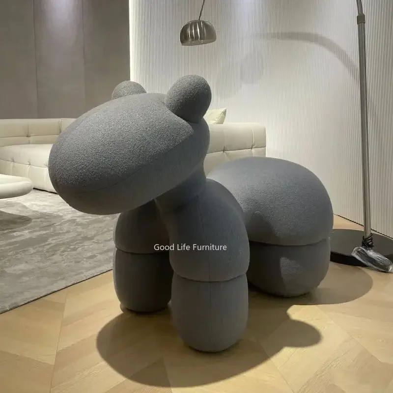 Pony Animal Seat Cartoon Cutoen Sedadlo Deti Dospelý pes stolica stolička Stool Shool Deti deti