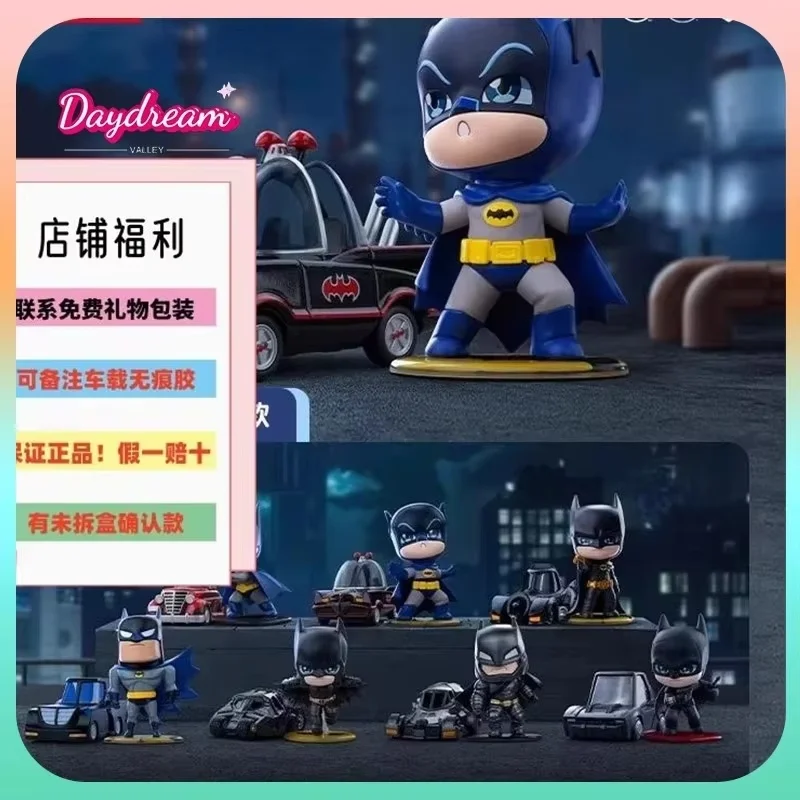 Pop Mart Batman 85 Aniversario Series Blind Box Action Figure Prekvapenie Ozdobné stolové dekorácie narodeniny darček hračky záhady