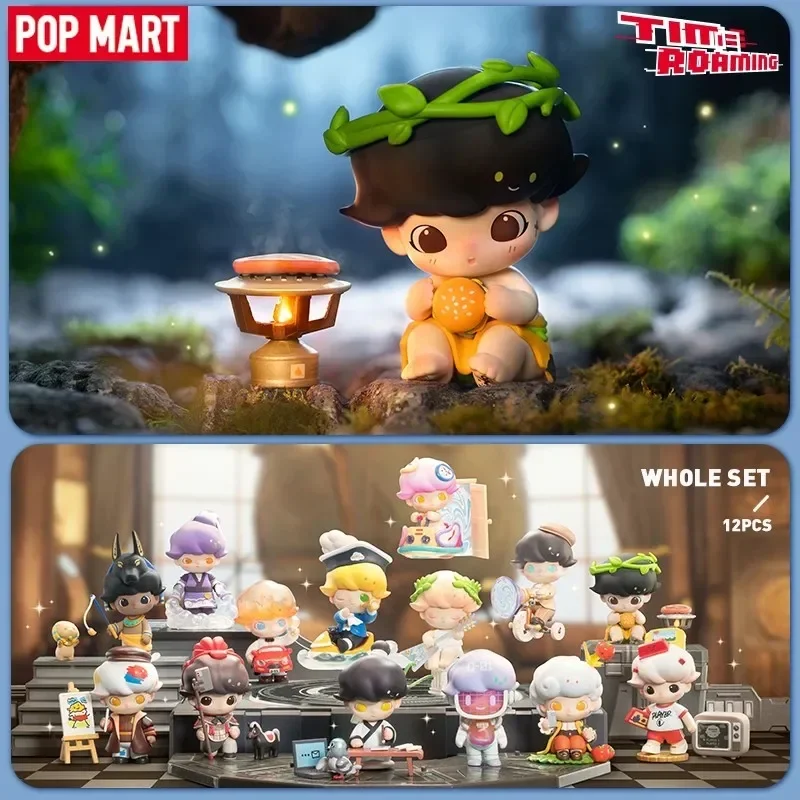 Pop Mart Dimoo Time Roaming Series Blind Box Hračky Prekvapenie boxu pre bábiky Mystery Kawaii akčná figúrka modelu hračky darček
