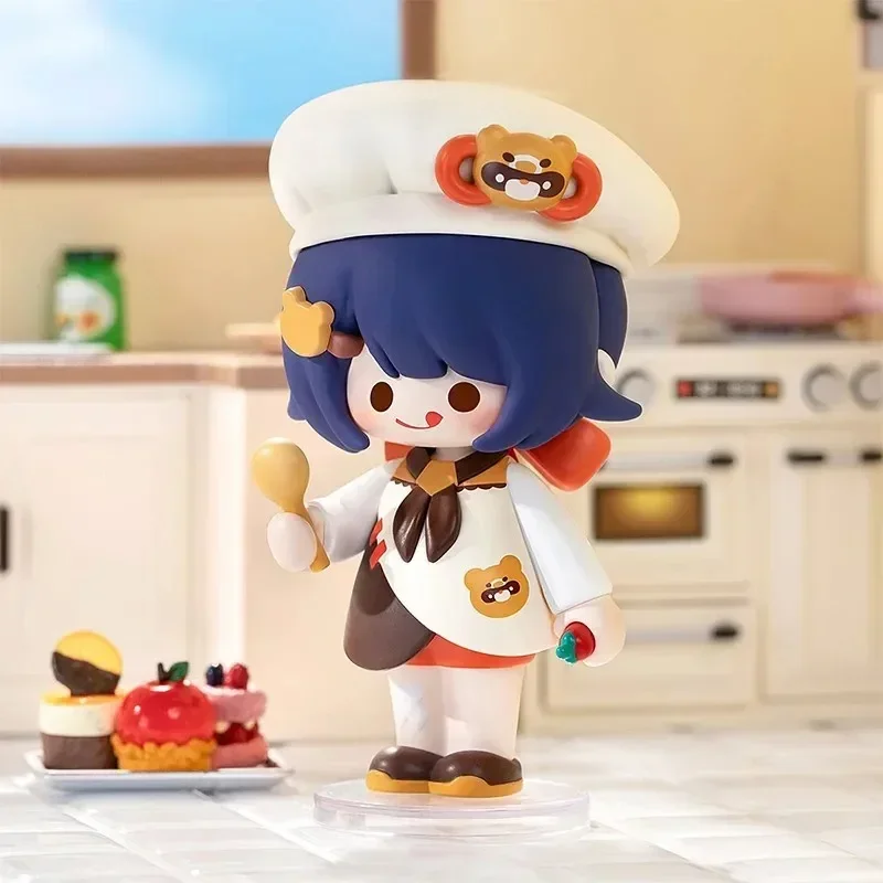 Pop Mart Genshin Impact Dress-up Dreams Temed Chibi Series Blind Box Action Figure Tadrysy Box Dolls Dievčatá roztomilé hračky