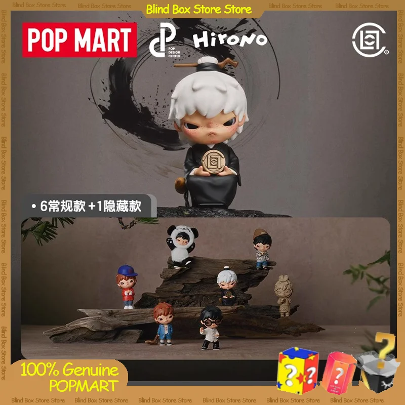 Pop Mart Hirono x Clot Series Blind Box Mystery Box Kawaii Hirono Anime postava Room Decorácie Deti hračky narodeniny darček dievča