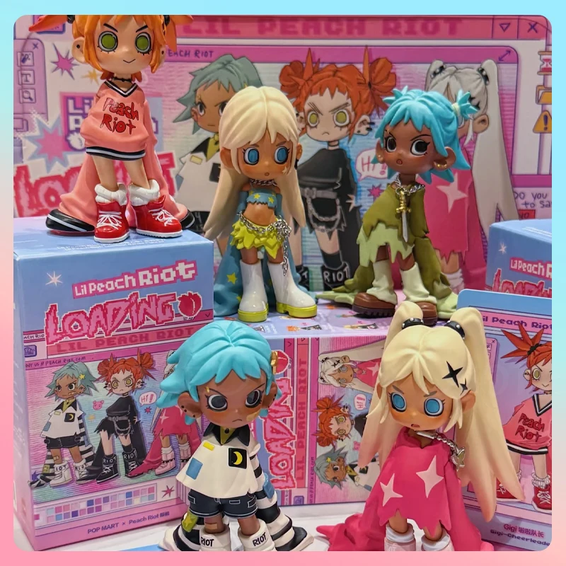Pop Mart Lil Riot Peach Series Series Blind Box Riot Brosky