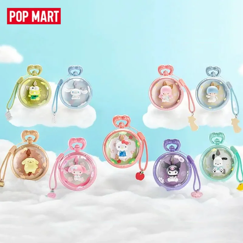 Pop Mart Minime Sanrio Pompompurín Pochakco Kuromi melódiu Cinnamoroll Little Twinstar lala kiki mačiatko Keroppi akčné hračky