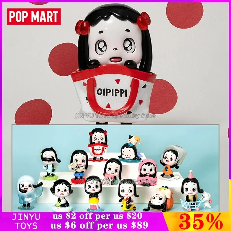 Pop Mart Oipippi Joyfess Series Blind Box Cute Anime Figure Model Prekvapivo box pre módne stolné ozdoby Trendové hračky