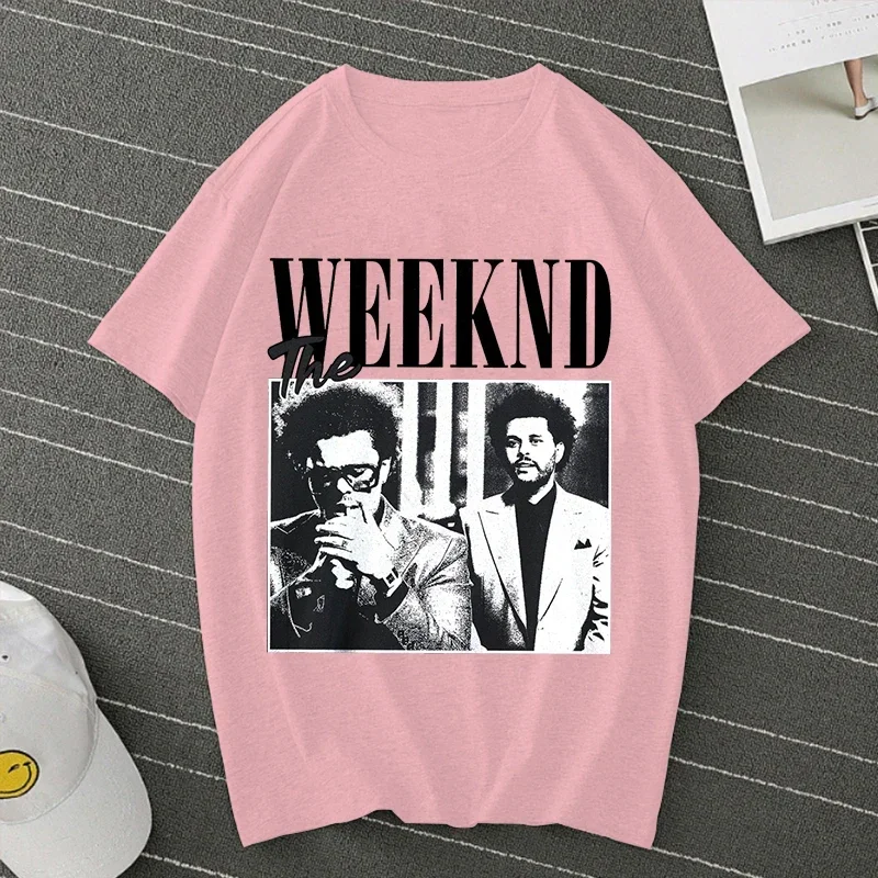 Pop spevák umelkyňa The Weeknd Tlač anime topánky Tops oblečenie ženské tričko Dámsky karikatúra tričko s krátkym rukávom