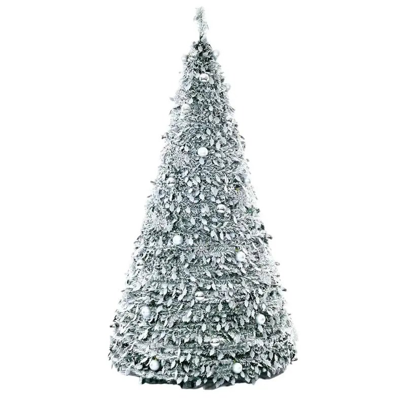 Pop-up Artificial Christmas Tree rýchle nastavenie Umelecké vyskakovacie okno-up ceruzka Tree Skladacia umelá ceruzka strom pred vianočným stromčekom