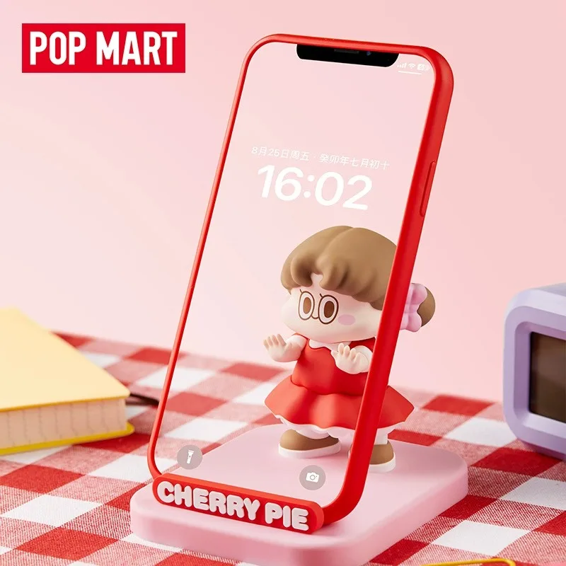 Popmart Standard Love Dance Daily Work Series-Mobile Držiteľ telefónu 100% originálna originálna zbierka modely Doll Hračky Realshot