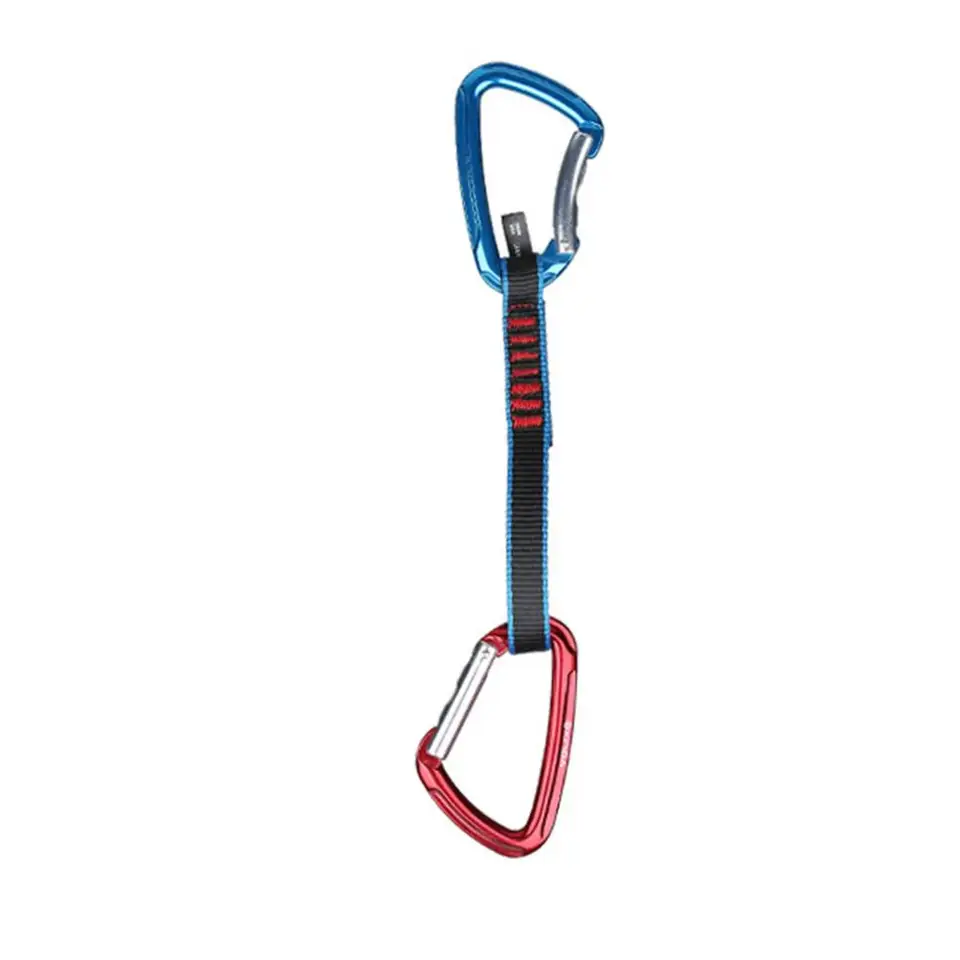 Popruh 16 mm široký rýchly kreslenie nylon nylon otvorené horolezecké karabíny hardware nylonový popruh lezenie