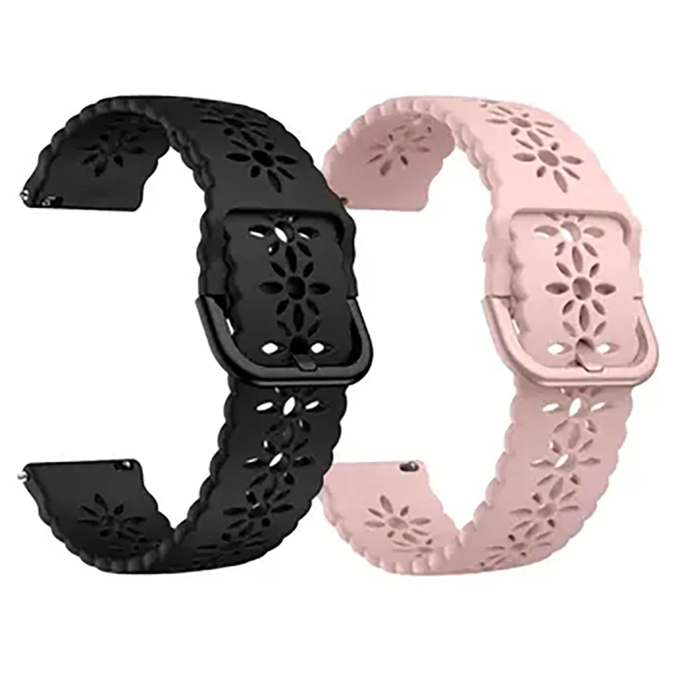 Popruh 20 mm pre Garmin Venu Sq 2 Plus Silicone Smart Watch Band pre VivoActive 3 5 Forerunner 245 645 Výmena náramkov z hudby