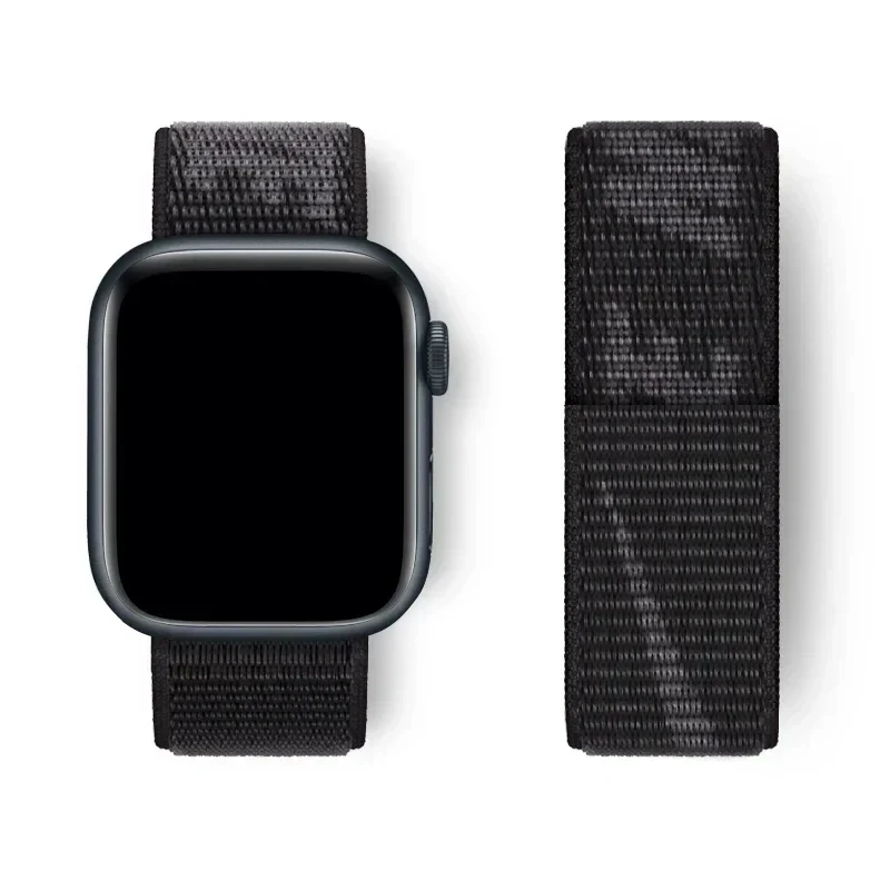 Popruh pre Apple Watch Band 45 mm 44 mm 40 mm 42 mm 41 mm 46 mm 49 mm Sport Nylon Loop náramok Correa Iwatch Series 10 9 SE 8 7 Ultra 2