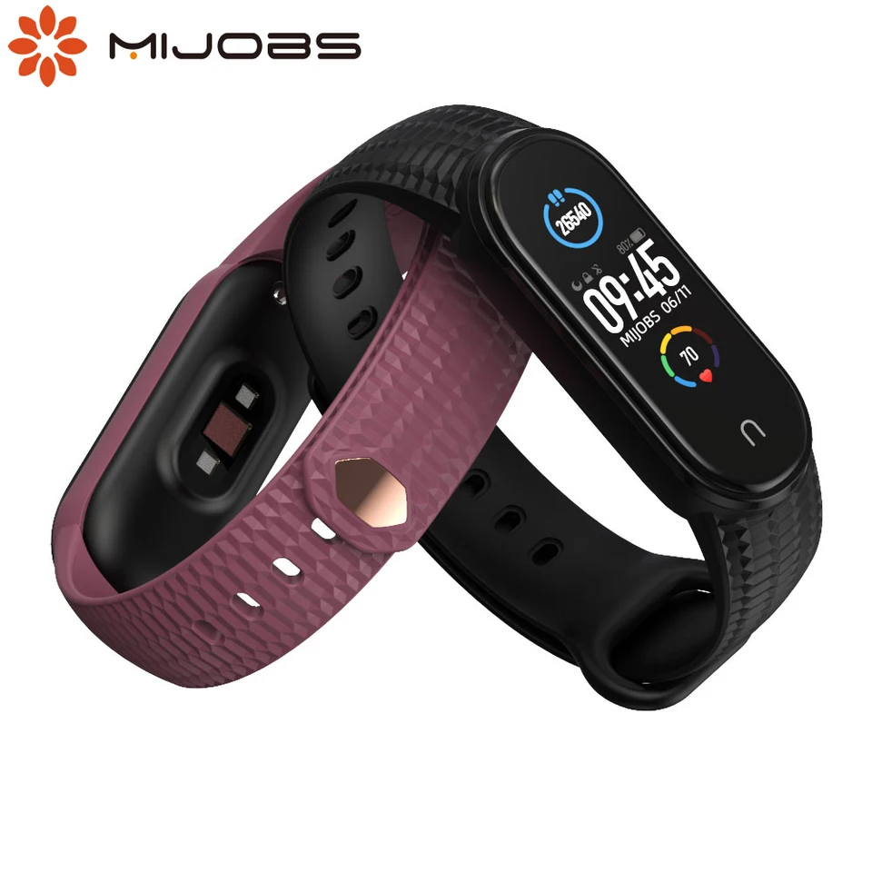 Popruh pre MI Band 7 6 5 4 3 Globálny náramok pre Miband 4 Tývalé náramok pre Mi 5 Smart Band 5 4 3 Pulseira Silicone Band
